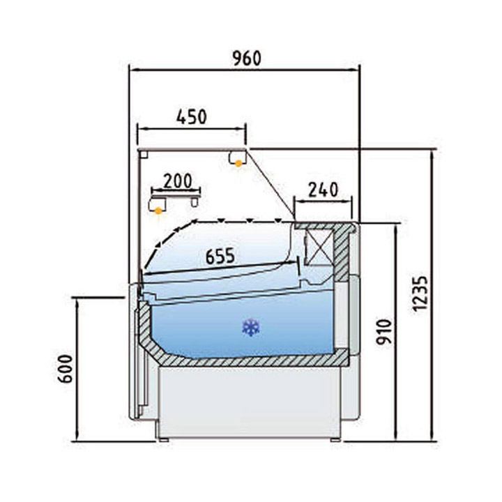 Vitrina Expositora Refrigerada VE-9 - Imagen 2
